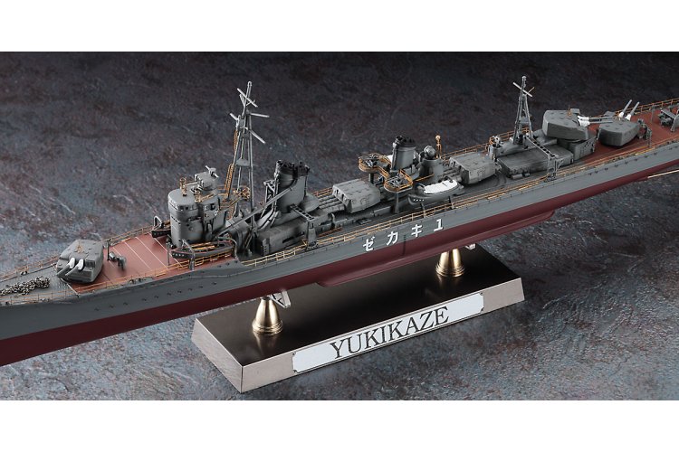 1:350 Hasegawa 40106 Japanse Destroyer Type Ko IJN Yukikaze 1940 WWII - Detail-Up Version - Japanse Kagero-klasse Torpedojager - Has40106 5 - HAS40106
