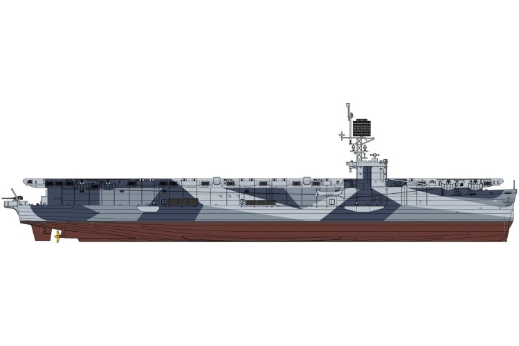 1:350 Hasegawa 40126 USS Shamrock Bay CVE-84 WWII - Casablanca-class - American Escort Carrier - Has40126 2 - HAS40126