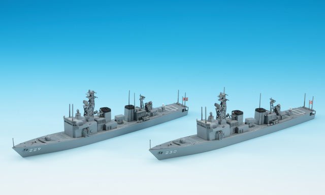 1:700 Hasegawa 49013 JMSDF DE 229 Abukuma / DE 230 Jintsu &ndash; Abukuma-Class &ndash; Japanese Frigate - Has49013 2 - HAS49013