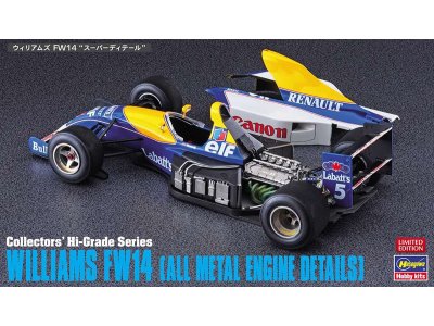 1:24 Hasegawa 51049 Williams FW14 with Metal Parts CH49 - Has51049 - HAS51049