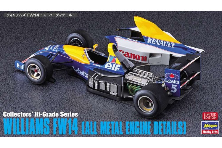 1:24 Hasegawa 51049 Williams FW14 with Metal Parts CH49 - Has51049 - HAS51049