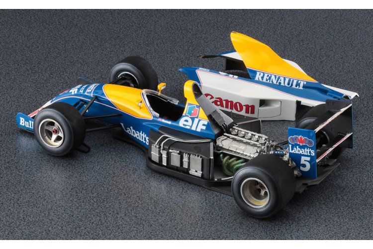 1:24 Hasegawa 51156 Williams FW14 - Metalen Motordetails - Formule 1 Auto - Has51156 2 - HAS51156