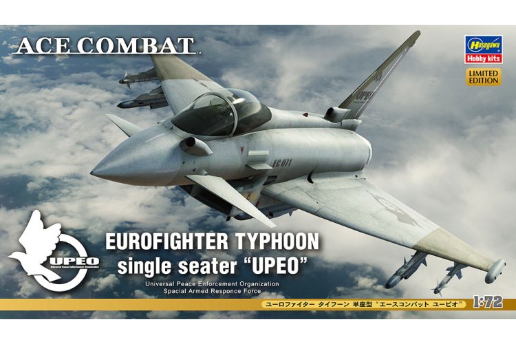1:72 Hasegawa 52155 Ace Combat Eurofighter Typhoon Single Seater UPEO - Europese Straaljager - Has52155 1 - HAS52155