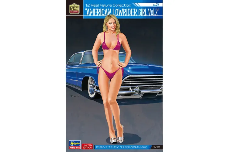 1:12 Hasegawa 52351 12-Real Figure Collection No. 27 - American Lowrider Lady - Figure - Has52351 1 - HAS52351