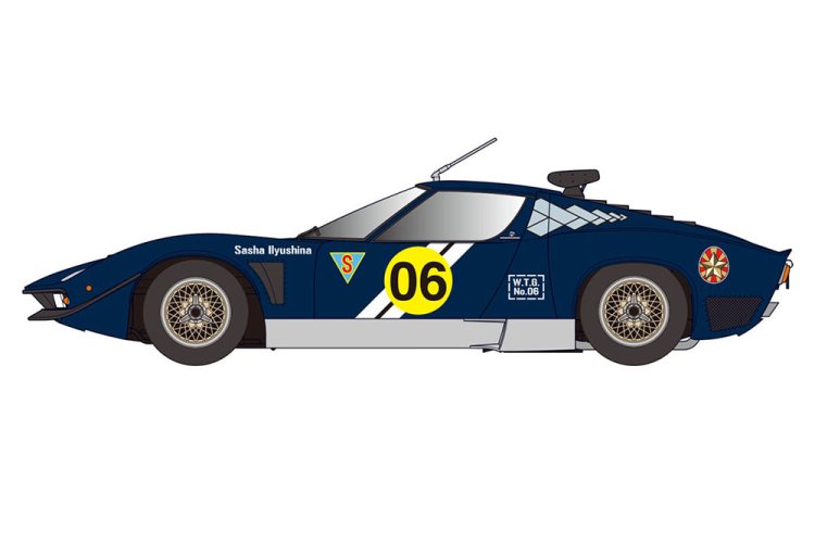 1:24 Hasegawa 52356 Wild Egg Girls Lamborghini Jota SVR Sasha Ilyushina with Figure - Italian Sports Car - Has52356 7 - HAS52356