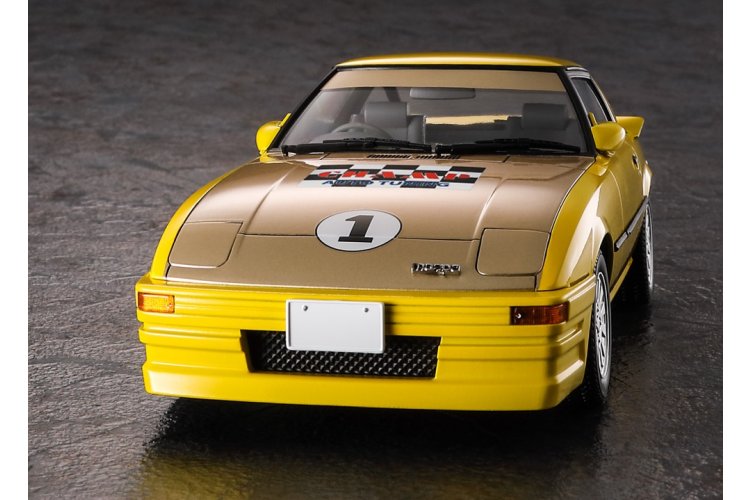 1:24 Hasegawa 52434 Mecha-Doc Animation 40th Mazda Savanna Champ RX-7 - Comic Version - Car - Has52434 4 - HAS52434