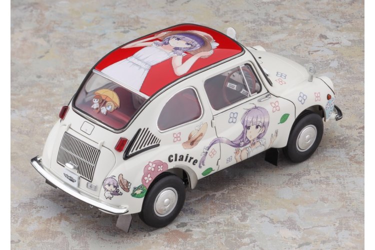 1:24 Hasegawa 52448 Egg Girls Subaru 360 Deluxe - Claire Frost - met Figuur - Auto - Has52448 3 - HAS52448