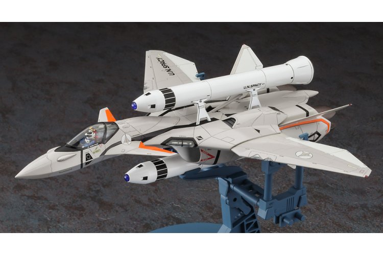 1:72 Hasegawa 65891 Macross Plus VF-11B Thunderbolt met Raketbooster - Science Fiction Ruimtejager - Has65891 2 - HAS65891