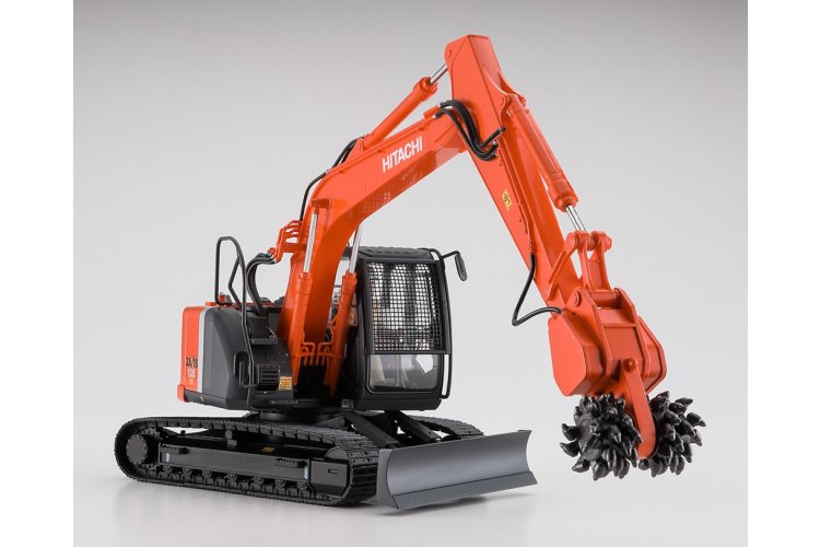 1:35 Hasegawa 66111 Hitachi Constructie Graafmachine Zaxis 135US met Sloopkoppen - Has66111 3 - HAS66111