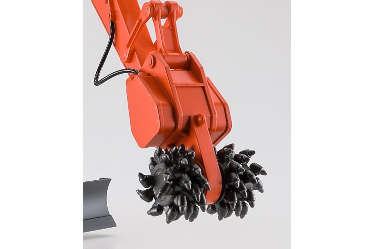 1:35 Hasegawa 66111 Hitachi Constructie Graafmachine Zaxis 135US met Sloopkoppen - Has66111 4 - HAS66111