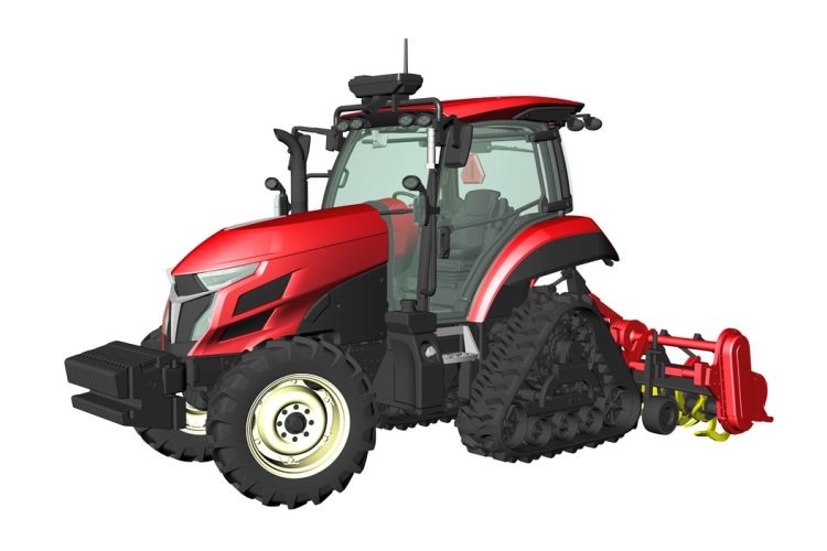 1:35 Hasegawa 66112 Yanmar Tractor YT5113A Robot Tractor - Delta Crawler/Rotary - Agricultural Vehicle - Has66112 5 - HAS66112