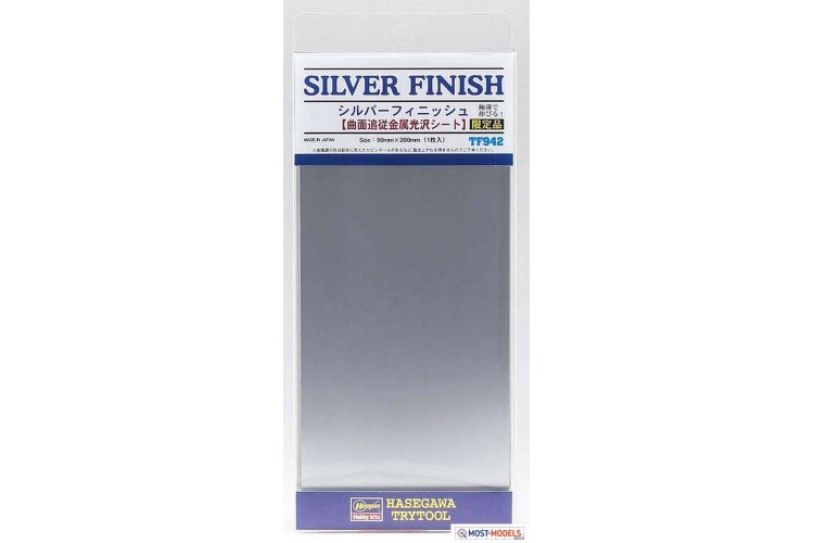 Hasegawa 71942 TF942 Silver Finish - Foil - 90x200mm - Has671942 1 - HAS71942