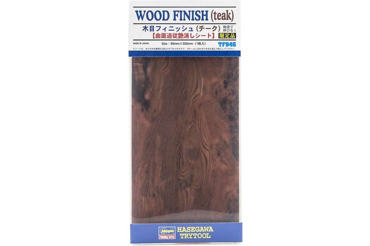 Hasegawa 71946 TF946 Wood Finsh Teak - Foil - 90x200mm - Has71946 - HAS71946