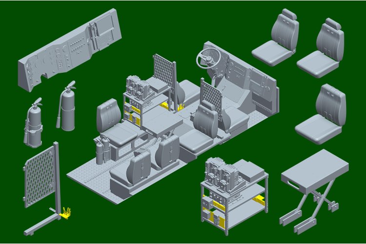 1:35 HobbyBoss 80156 Cougar H A1 4x4 MRAP - Amerikaans Gepantserd Voertuig - Hbs80156 10 - HBS80156