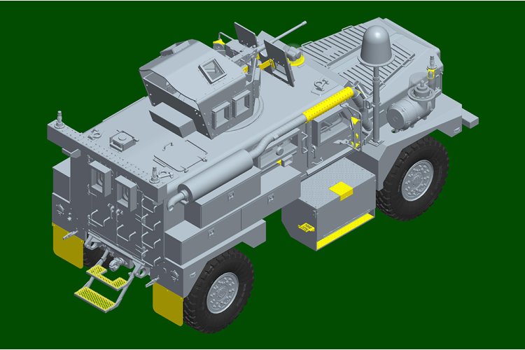 1:35 HobbyBoss 80156 Cougar H A1 4x4 MRAP - Amerikaans Gepantserd Voertuig - Hbs80156 7 - HBS80156