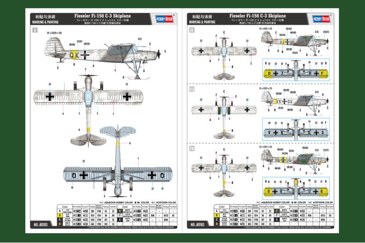 1:35 HobbyBoss 80183 Fieseler Fi-156 C-3 Skiplane - Hbs80183 4 - HBS80183