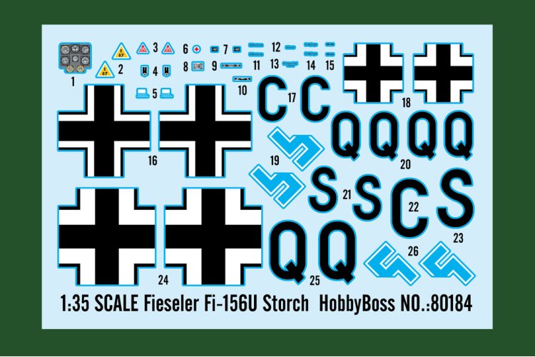 1:35 HobbyBoss 80184 Fieseler Fi-156U Storch - Propeller Aircraft - Hbs80184 3 - HBS80184