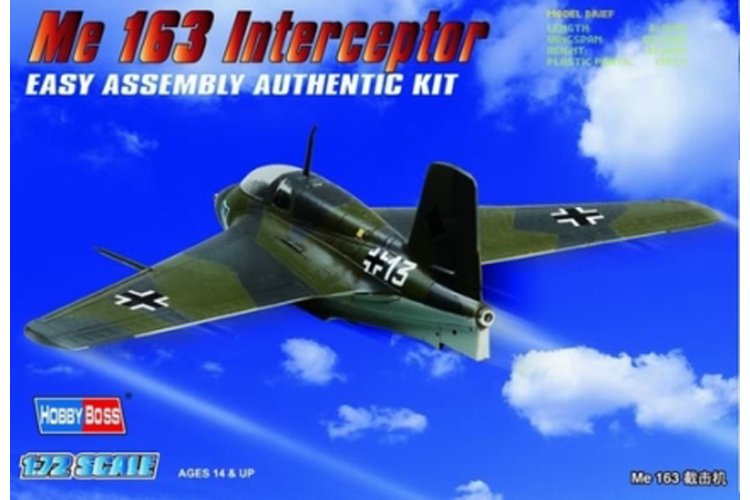 1:72 HobbyBoss 80238 German ME163B-1A "Komet" Fighter Interceptor - Hbs80238 1 1 - HBS80238