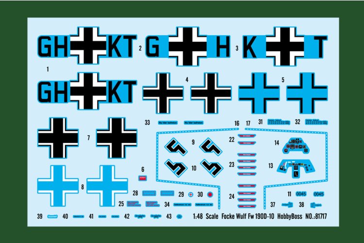 1:48 HobbyBoss 81717 Focke-Wulf Fw 190D-10 - Duitse Propellervliegtuig - Hbs81717 3 - HBS81717