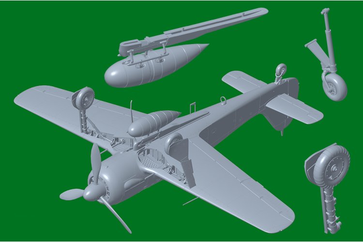 1:48 HobbyBoss 81781 Focke-Wulf Fw 190A-6 WWII - German Fighter Aircraft - Hbs81781 12 - HBS81781