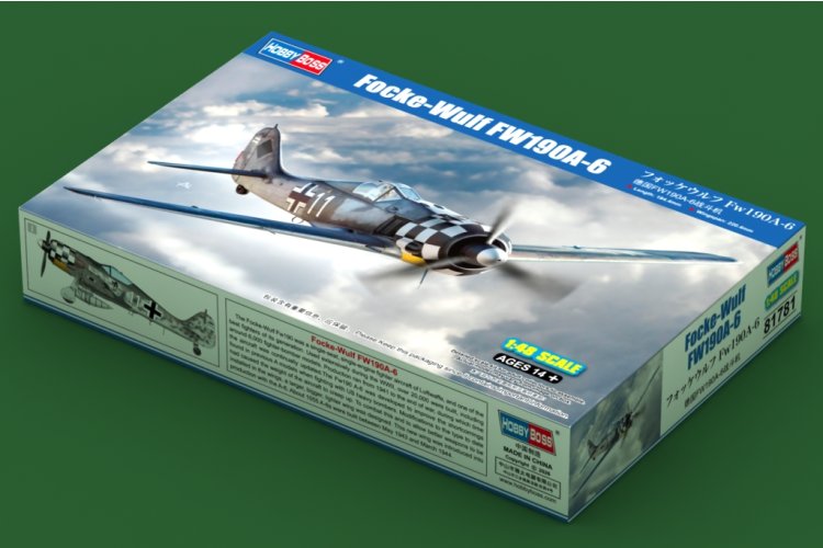 1:48 HobbyBoss 81781 Focke-Wulf Fw 190A-6 WWII - German Fighter Aircraft - Hbs81781 2 - HBS81781
