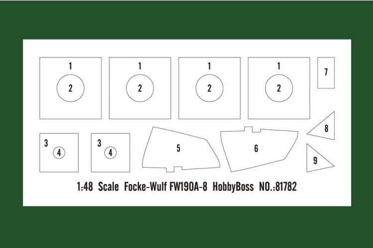 1:48 HobbyBoss 81781 Focke-Wulf Fw 190A-6 WWII - German Fighter Aircraft - Hbs81781 4 - HBS81781