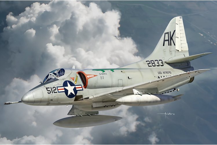 1:48 HobbyBoss 81790 Douglas A-4B Skyhawk - Amerikaanse Straaljager - Hbs81790 1 - HBS81790