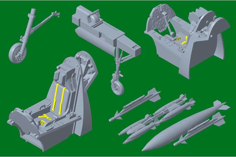 1:48 HobbyBoss 81790 Douglas A-4B Skyhawk - Amerikaanse Straaljager - Hbs81790 9 - HBS81790