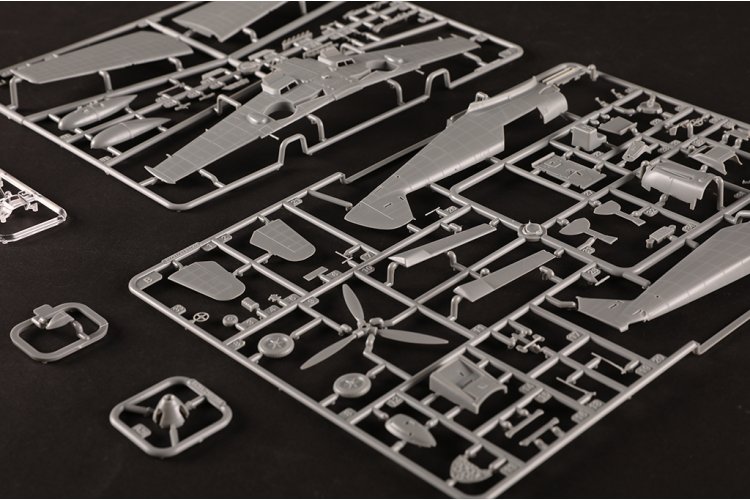 1:48 HobbyBoss 81791 Messerschmitt Bf109E-3 - Propeller Vliegtuig - Hbs81791 21 - HBS81791