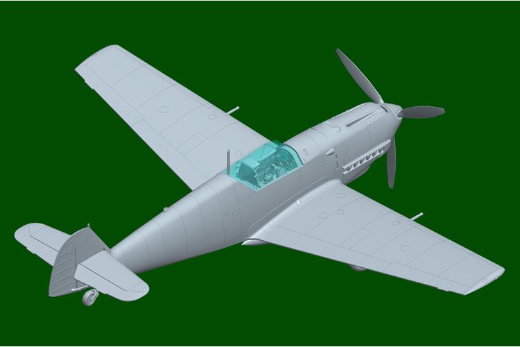 1:48 HobbyBoss 81791 Messerschmitt Bf109E-3 - Propeller Vliegtuig - Hbs81791 6 - HBS81791