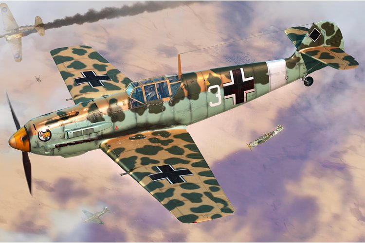 1:48 HobbyBoss 81793 Messerschmitt Bf 109E-4/Trop &ndash; WWII German Propeller Aircraft - Hbs81793 1 - HBS81793