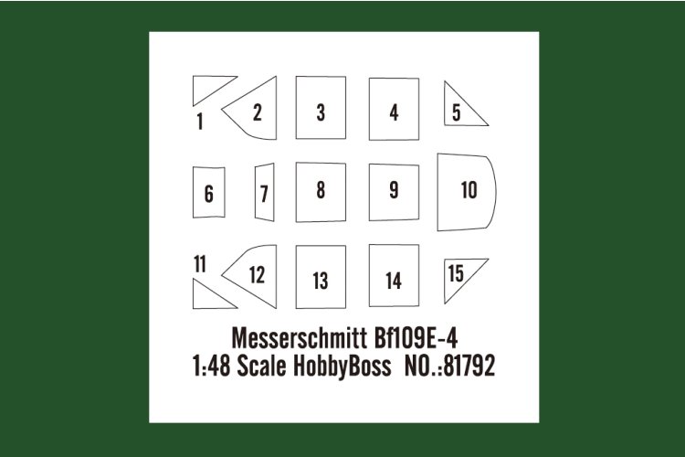 1:48 HobbyBoss 81793 Messerschmitt Bf 109E-4/Trop &ndash; WWII German Propeller Aircraft - Hbs81793 4 - HBS81793