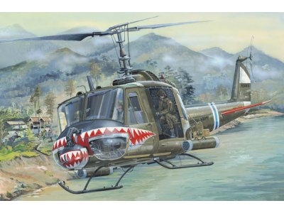 1:18 HobbyBoss 81806 UH-1 Huey B Heli - Hbs81806 1 1 - HBS81806