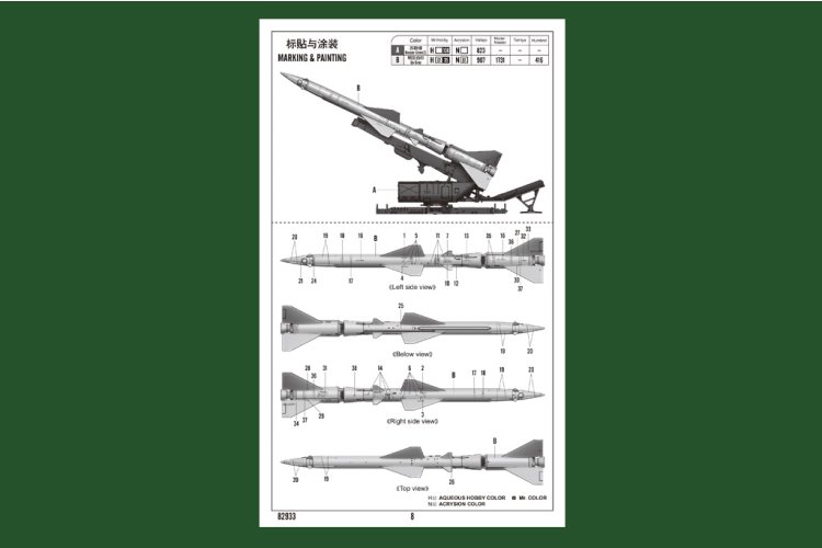 1:72 HobbyBoss 82933 Sam-2 Missile with Launcher Cabin - Hbs82933 4 - HBS82933