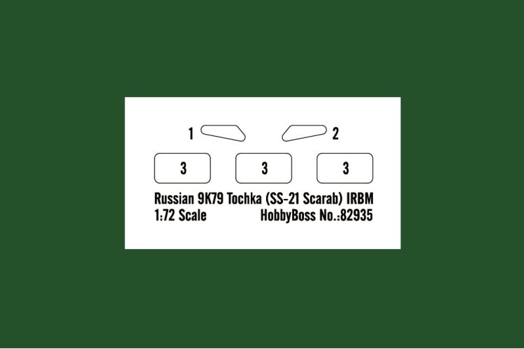 1:72 HobbyBoss 82935 Russian 9K79-Tochka (SS-21 Scarab) IRBM - Hbs82935 8 - HBS82935