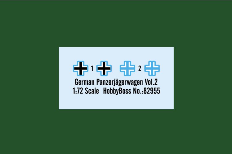 1:72 HobbyBoss 82955 Duitse Panzerj&auml;gerwagen - Vol. 2 - Militair Spoorwagon - Hbs82955 3 - HBS82955