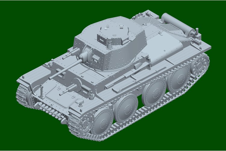 1:72 HobbyBoss 82956 German Pz.Kpfw. 38(t) Ausf. E/F Tank - Hbs82956 6 - HBS82956