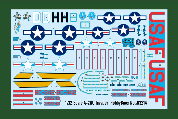 1:32 HobbyBoss 83214 A-26C Invader - Hbs83214 3 - HBS83214