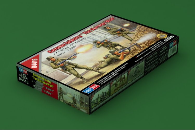 1:35 HobbyBoss 84416 German Infantry - The Barrage Wall - Hbs84416 1 - HBS84416