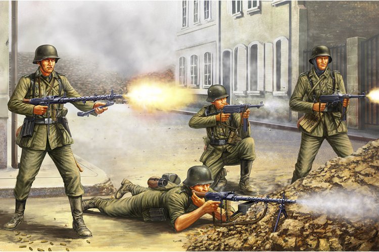 1:35 HobbyBoss 84416 German Infantry - The Barrage Wall - Hbs84416 2 - HBS84416