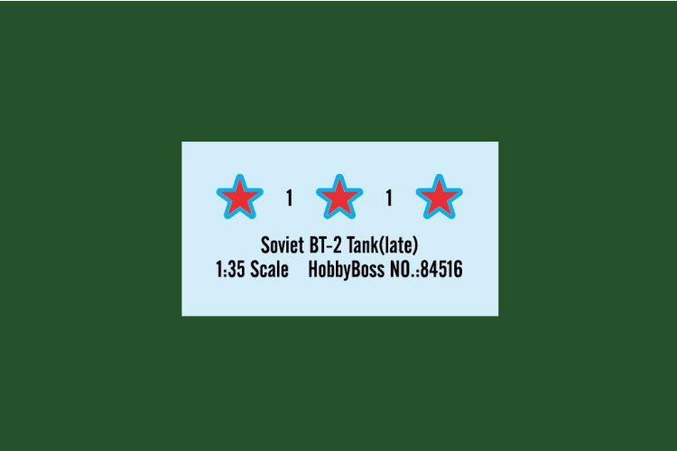 1:35 HobbyBoss 84516 BT-2 Late - Sovjet Lichte Tank - Hbs84516 3 - HBS84516