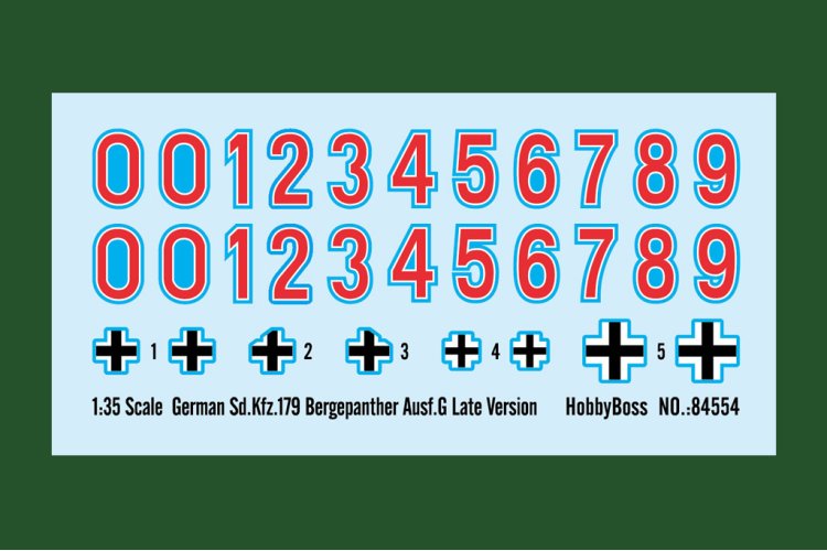 1:35 HobbyBoss 84554 German Sd.Kfz.179 Bergepanther Ausf.G Late Version - Hbs84554 2 - HBS84554