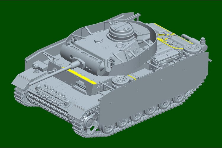 1:35 HobbyBoss 84560 Pz.Kpfw. III Ausf. M WWII &ndash; German Tank - Hbs84560 6 - HBS84560