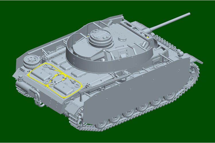 1:35 HobbyBoss 84560 Pz.Kpfw. III Ausf. M WWII &ndash; German Tank - Hbs84560 7 - HBS84560
