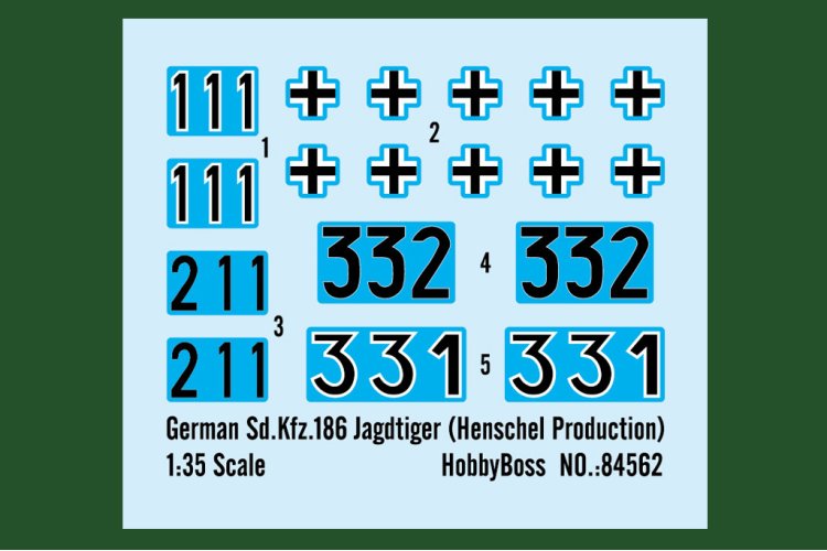 1:35 HobbyBoss 84562 German Sd.Kfz.186 Jagdtiger - Henschel Production - Hbs84562 2 - HBS84562
