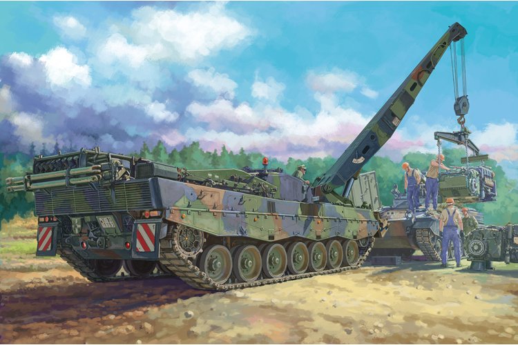 1:35 HobbyBoss 84565 Bergepanzer BPz3 Buffalo ARV - Hbs84565 1 - HBS84565