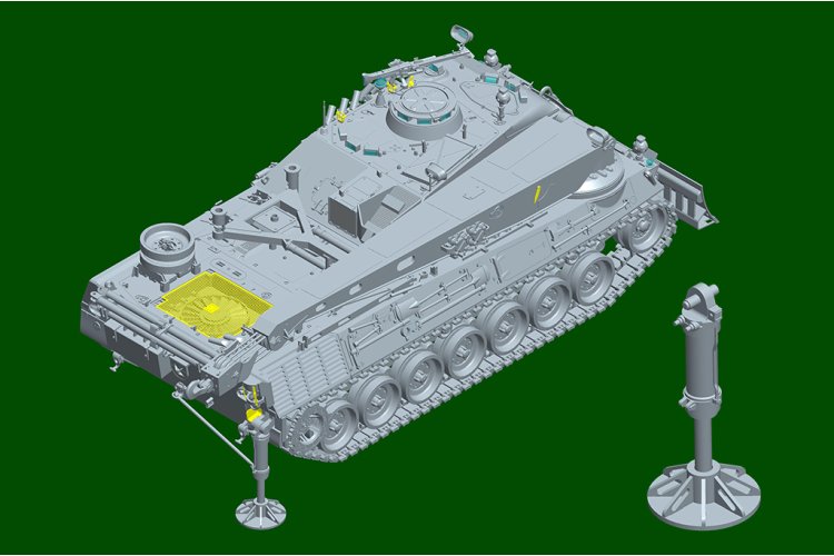 1:35 HobbyBoss 84568 Leopard 1 - Bergepanzer BPz2A2 ARV - Military Vehicle - Hbs84568 6 - HBS84568