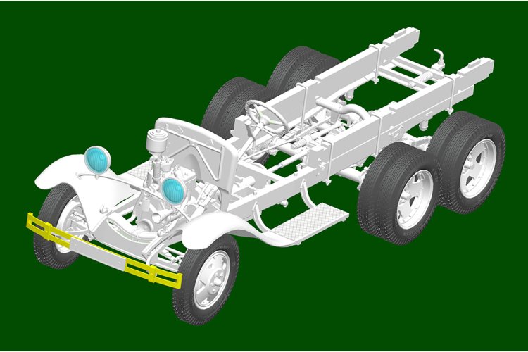 1:35 HobbyBoss 84571 GAZ-AAA with Quad Maxim AA Gun - Hbs84571 92 - HBS84571
