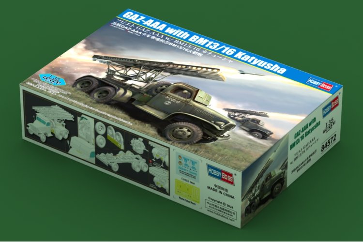 1:35 HobbyBoss 84572 GMC CCKW-352 with BM13/16 Katyusha - Militaire Truck - Hbs84572 2 - HBS84572