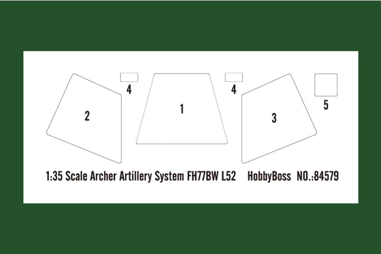 1:35 HobbyBoss 84579 Archer Artillery System FH77BW L52 &ndash; Swedish Self-Propelled Military Vehicle - Hbs84579 5 - HBS84579